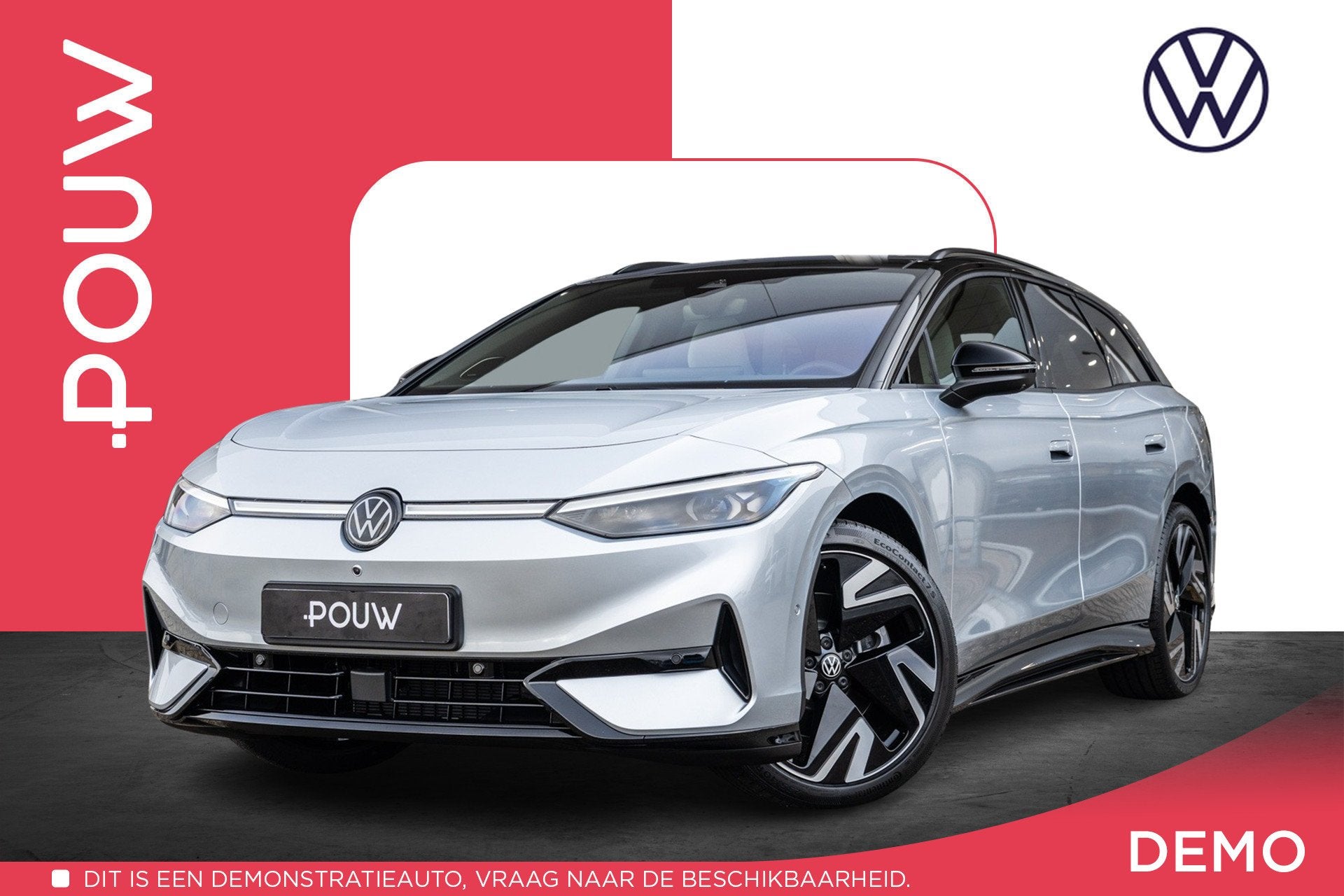 Volkswagen ID.7 Tourer 286pk Pro Limited Edition 77 kWh | Pa, Automaat, 12 maanden, Achterwielaandrijving, Verblindingsvrij grootlicht