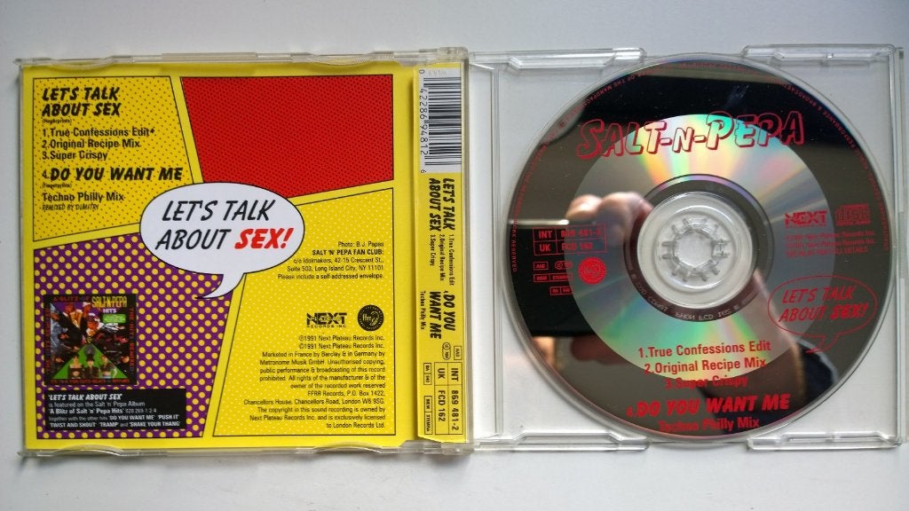 Salt 'N' Pepa - Let's Talk About Sex!, Cd's en Dvd's, Cd Singles, Maxi-single, Ophalen of Verzenden, Zo goed als nieuw, 1 single