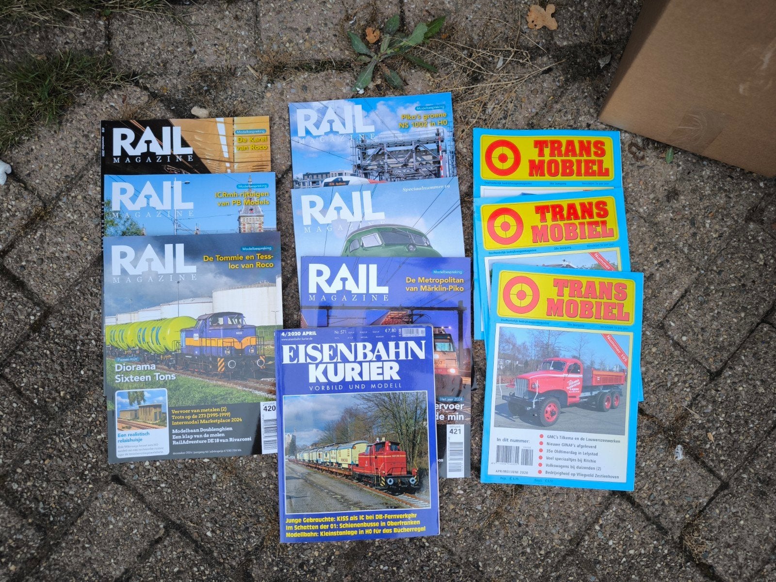 Trein- en transportmagazines, Verzenden, Gelezen, Overige typen