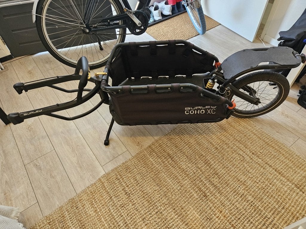 Burley Coho XC trailer + 5 mm skewer, Ophalen, Burley, 20 tot 40 kg, Zo goed als nieuw