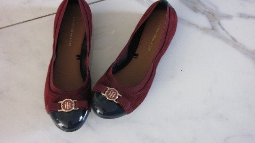 37 TOMMY HILFIGER flatjes, Kleding | Dames, Schoenen met lage hakken, Overige kleuren, Ophalen of Verzenden, Zo goed als nieuw