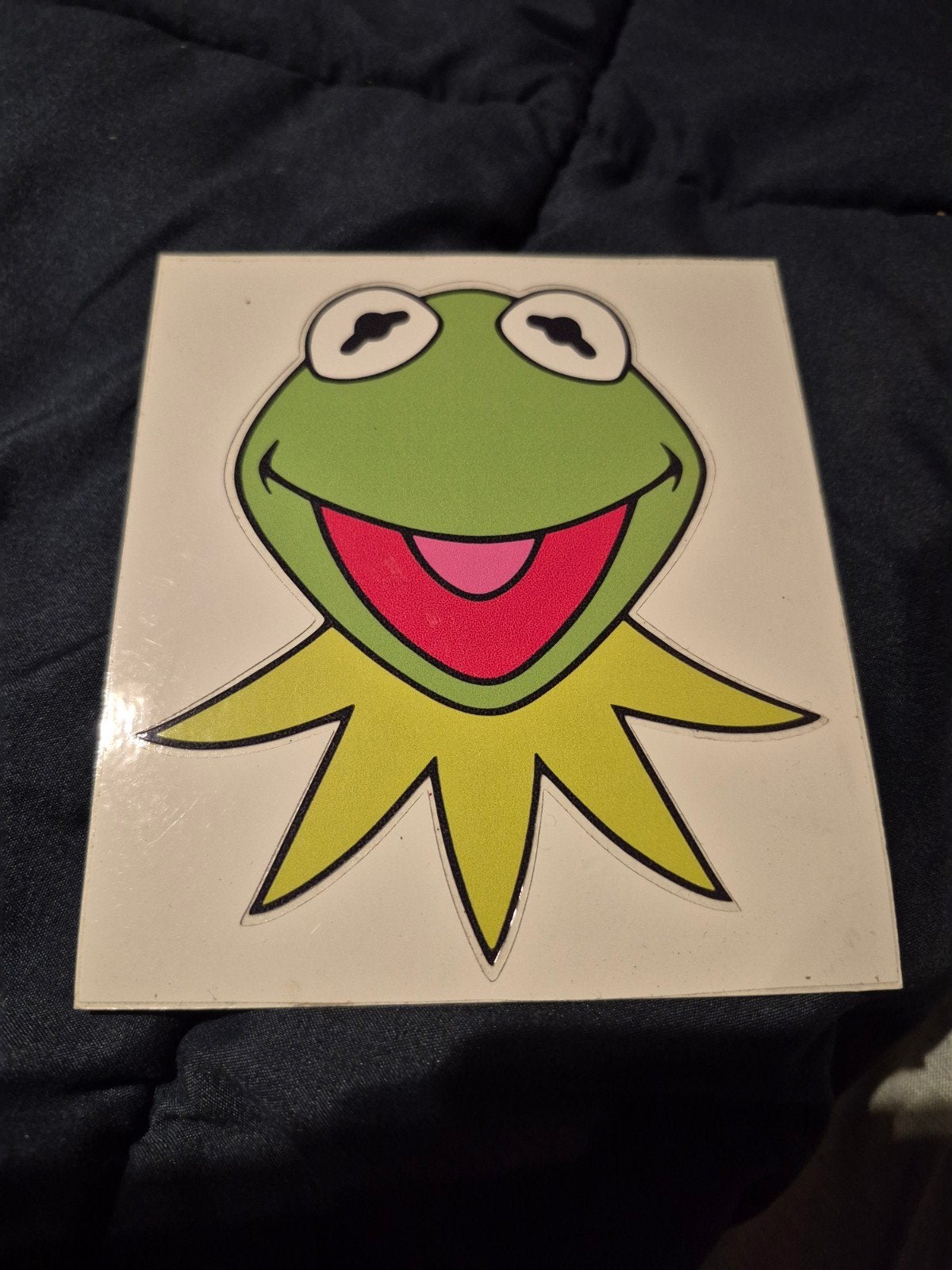 Nieuwe Kermit de Kikker auto sticker - Muppets, Ophalen of Verzenden, Nieuw, Film, Tv of Omroep