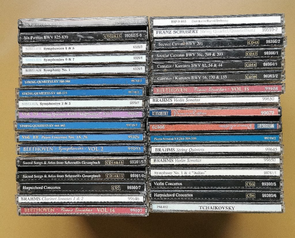 CD's klassiek verzameling van 200 CD's zie fotos, Ophalen of Verzenden, Classicisme, Gebruikt, Overige typen