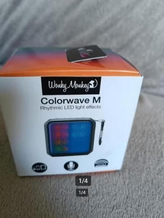 luidspreker speaker bluetooth Wonky Monkey nieuw met disco, Overige merken, Overige typen, Nieuw, Ophalen of Verzenden