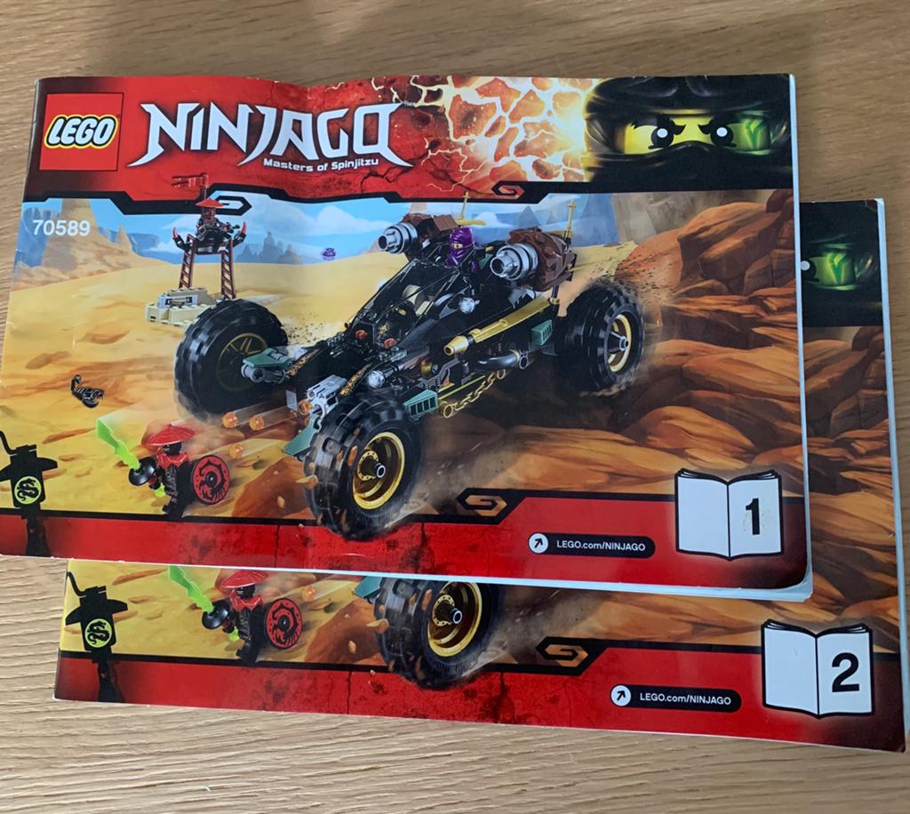 LEGO Ninjago 70589 Cole's Rock Roader - Compleet met boekjes, Ophalen of Verzenden, Zo goed als nieuw