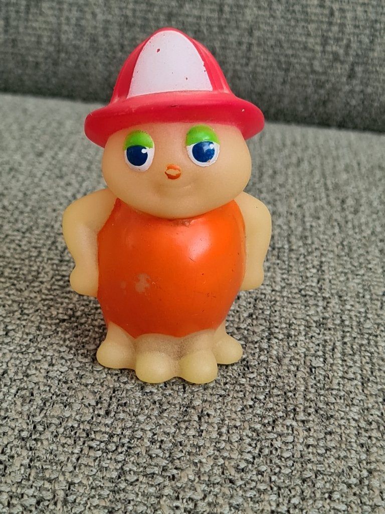 Playskool glo friends worm glow in the dark vintage poppetje, Verzamelen, Gebruikt, Verzenden, Playskool, Nvt