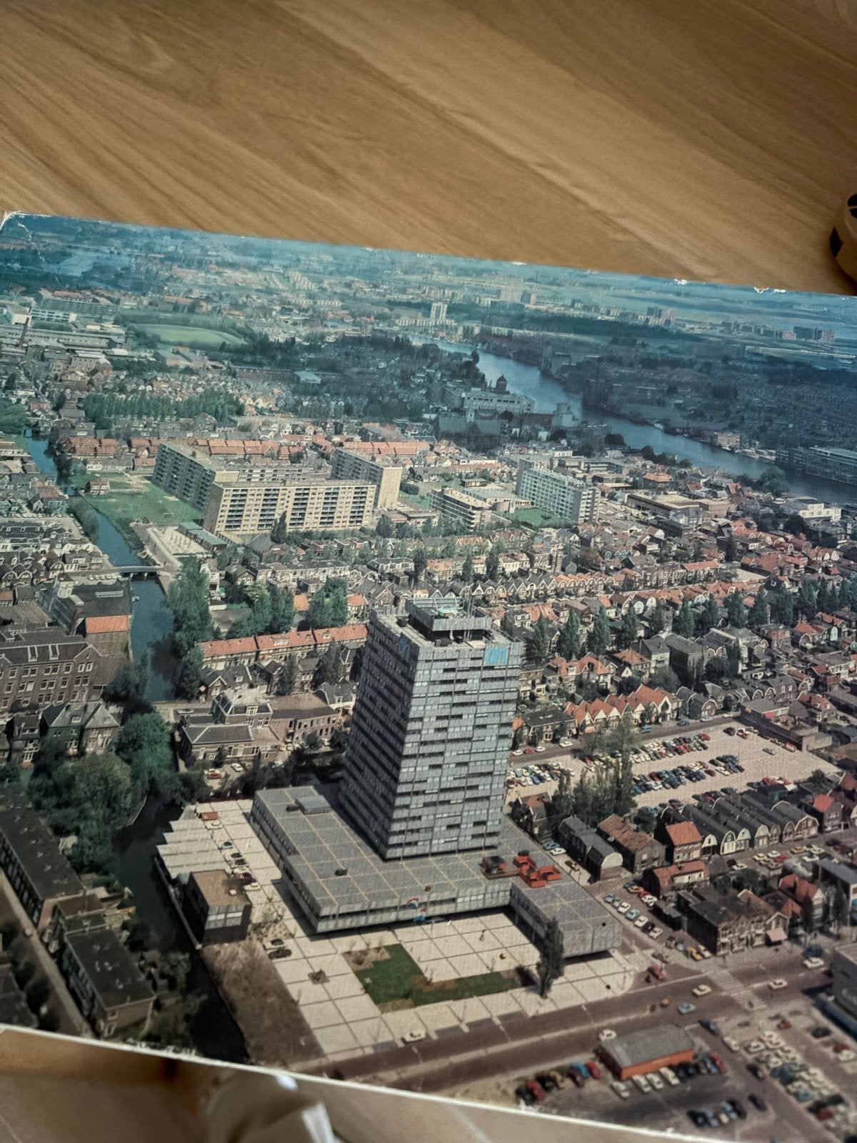 Jumbo Legpuzzel 1000 stukjes - Hoofdkantoor Ahold Zaandam, Ophalen of Verzenden, 500 t/m 1500 stukjes, Gebruikt, Legpuzzel