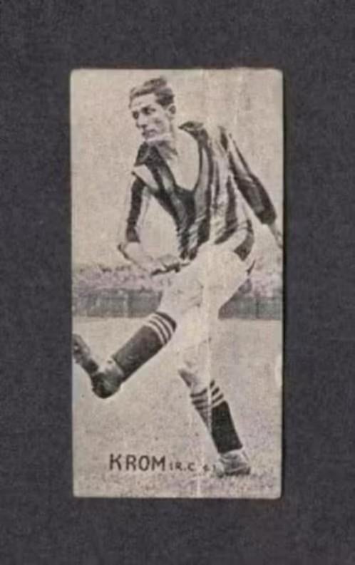 Voetbalplaatje Peer Krom RCH Heemstede Jaren 20/30., Ophalen of Verzenden, Zo goed als nieuw