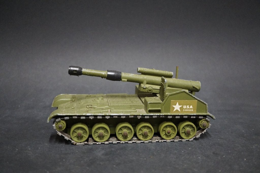 Dinky Toys Mobile 155m artillery tank - TOP vintage, Ophalen of Verzenden