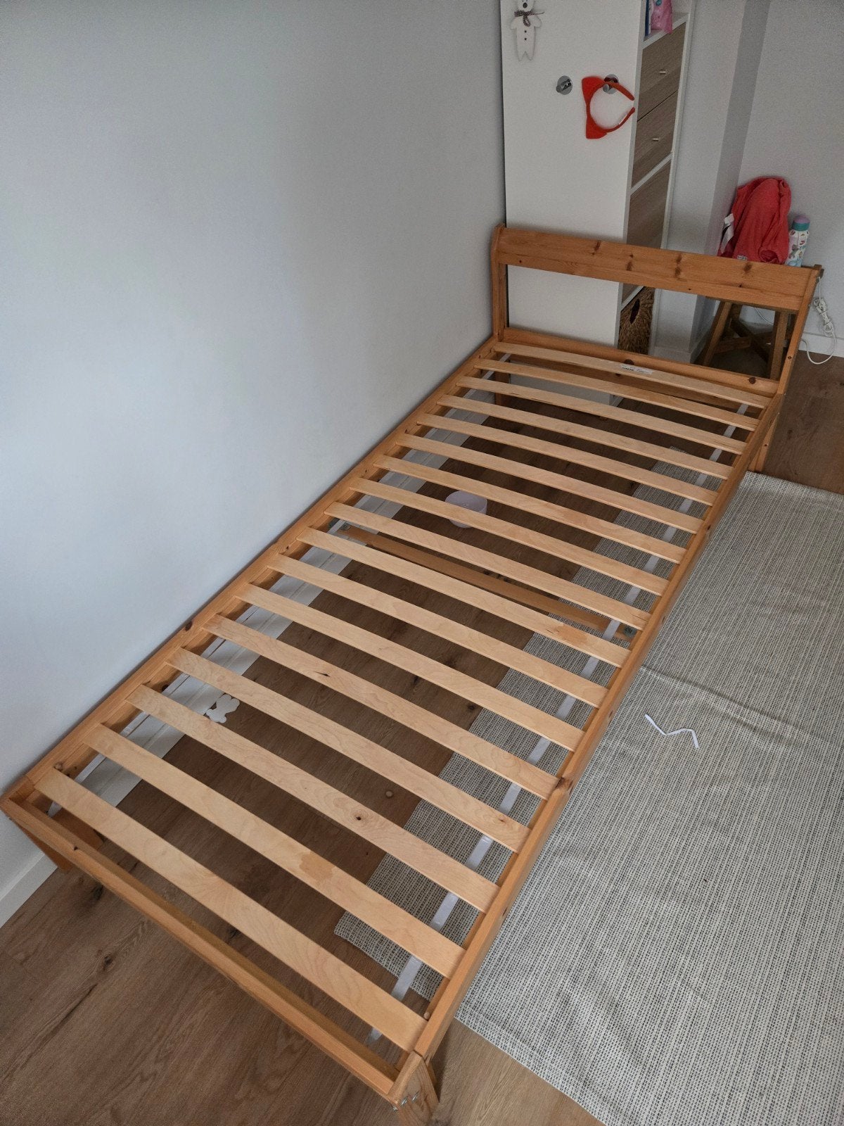 Ikea Eenpersoonsbed van hout, Ophalen, Gebruikt, 90 cm, Eenpersoons