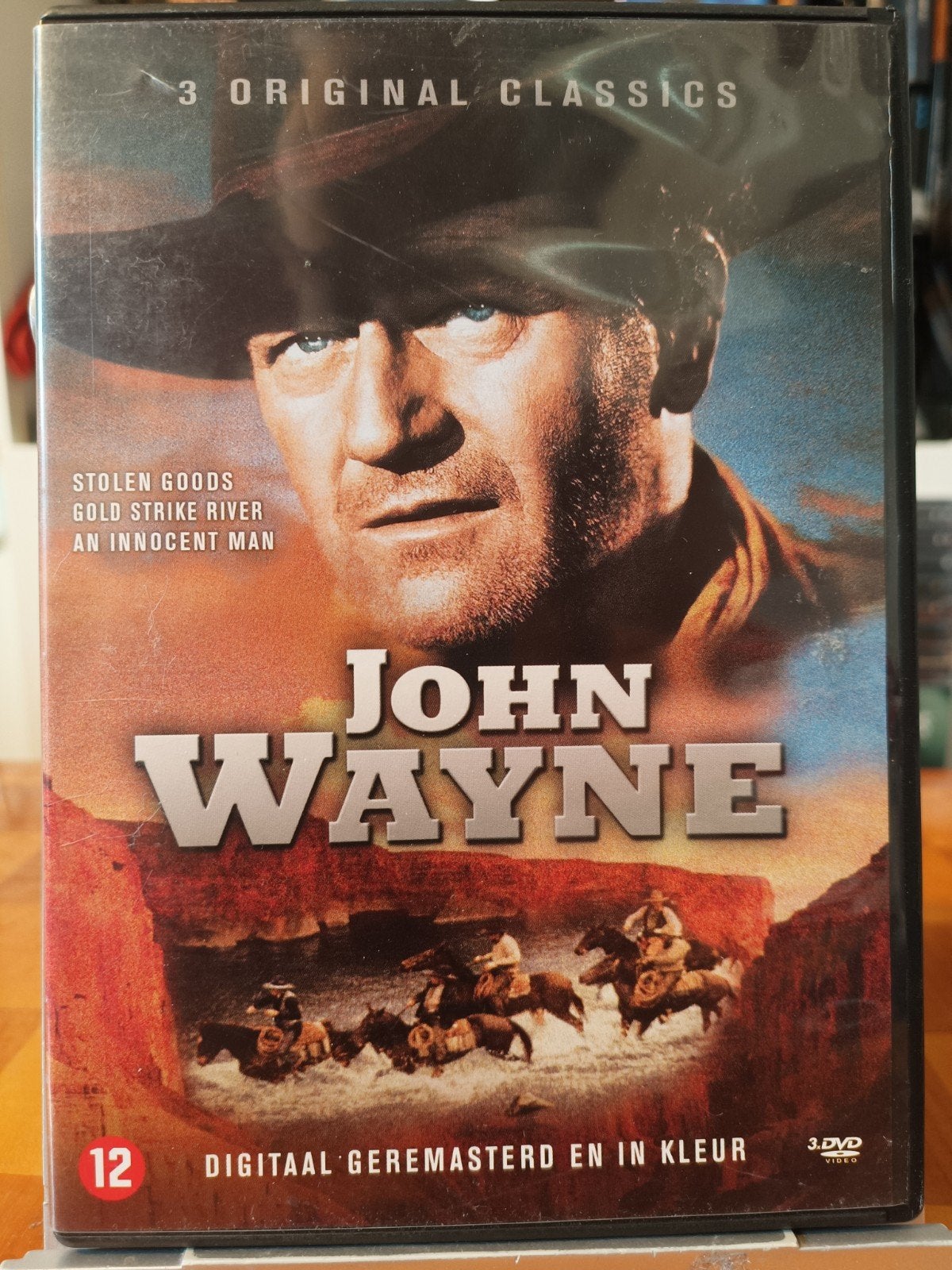 John Wayne - 3 Original Classics DVD (Digitally Remastered), Engels, Nederlands, Zo goed als nieuw, 1940 tot 1960
