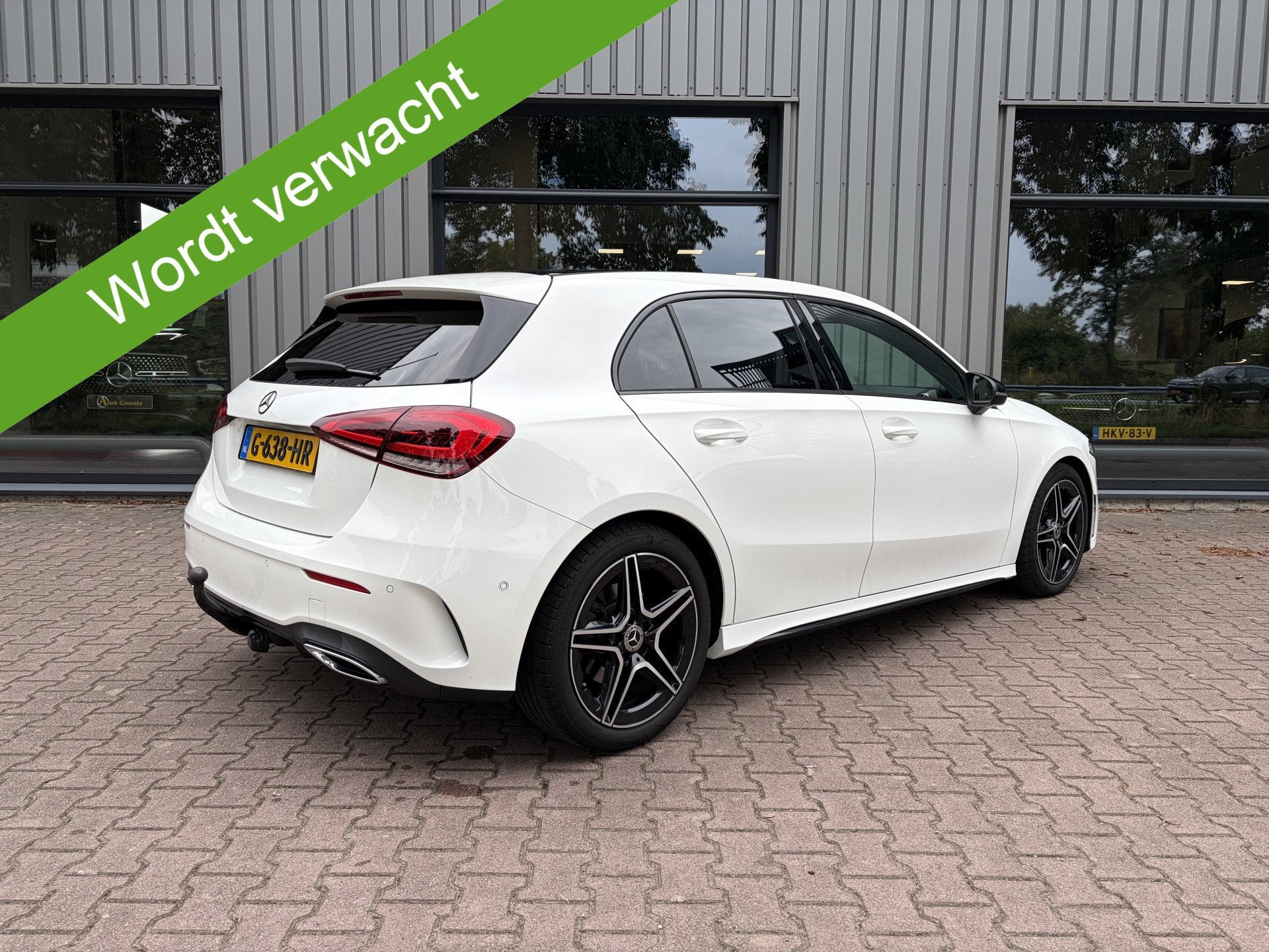 Mercedes-Benz A-Klasse 220 Launch Edition AMG, Trekhaak, Par, 12 maanden, Stof, Gebruikt, Wit