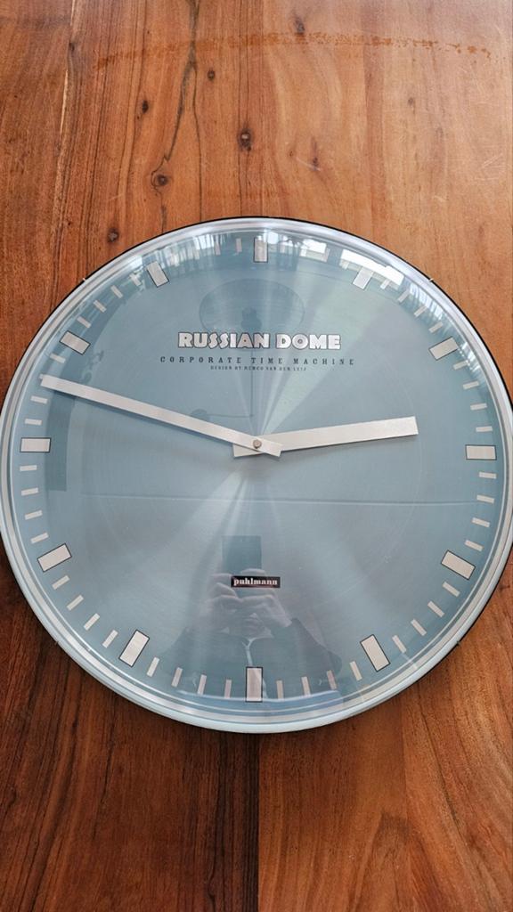 Puhlmann Russian Dome Wandklok - Design Remco van der Leij, Ophalen of Verzenden, Zo goed als nieuw, Wandklok