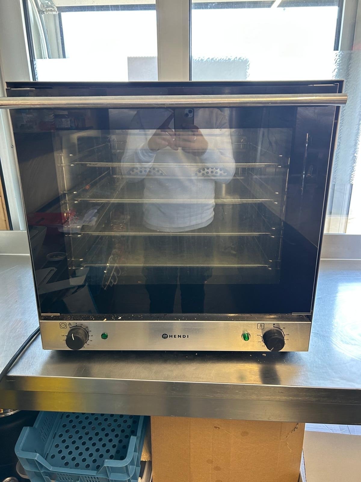 Hendi heteluchtoven H90 - Professionele Convectie Oven, Ophalen, 50 tot 55 cm, Gebruikt, Hete lucht