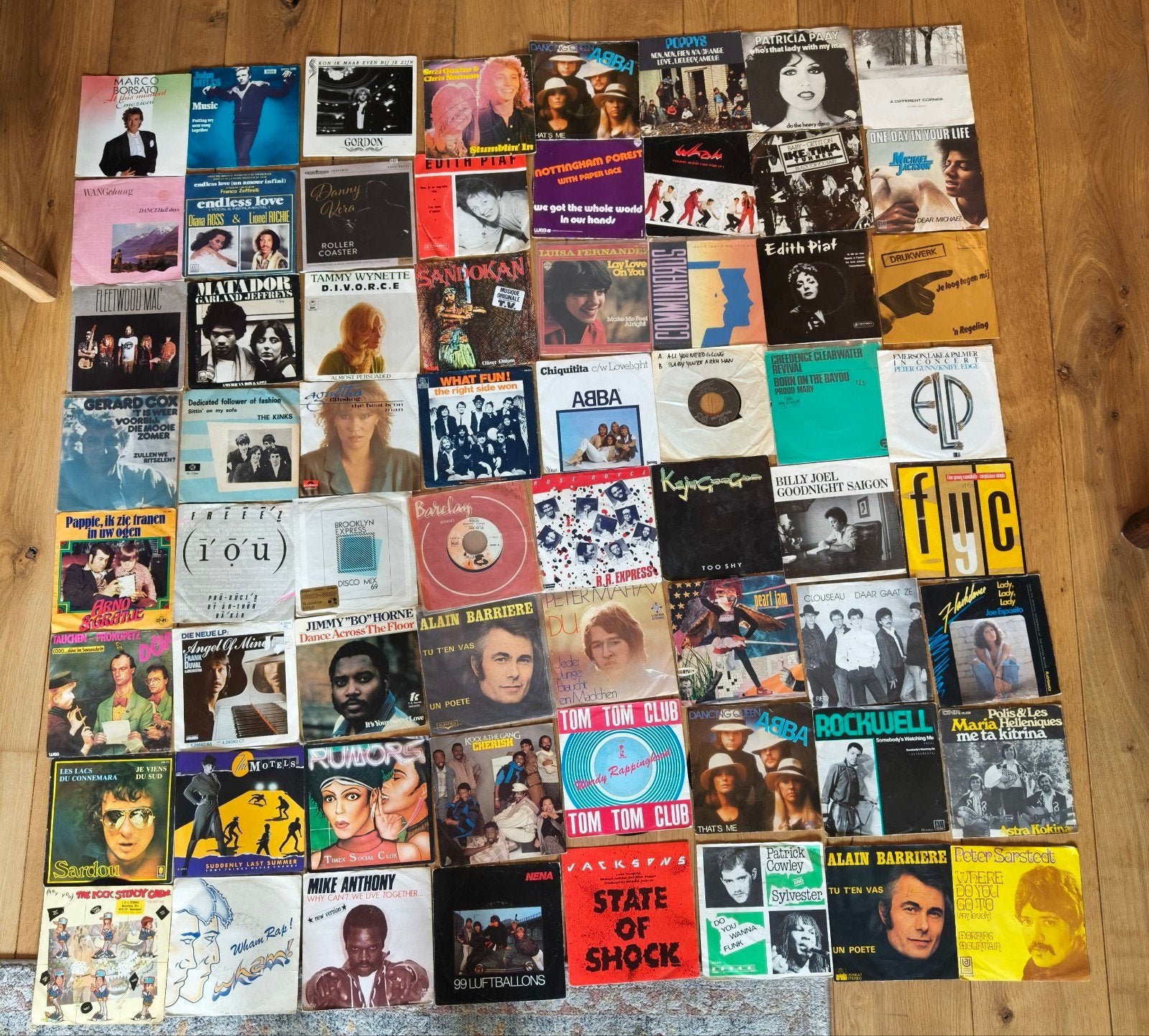 100 Diverse Muziek Singles -  Ook paar bijzondere Exemplaren, Verzenden, Gebruikt, Pop