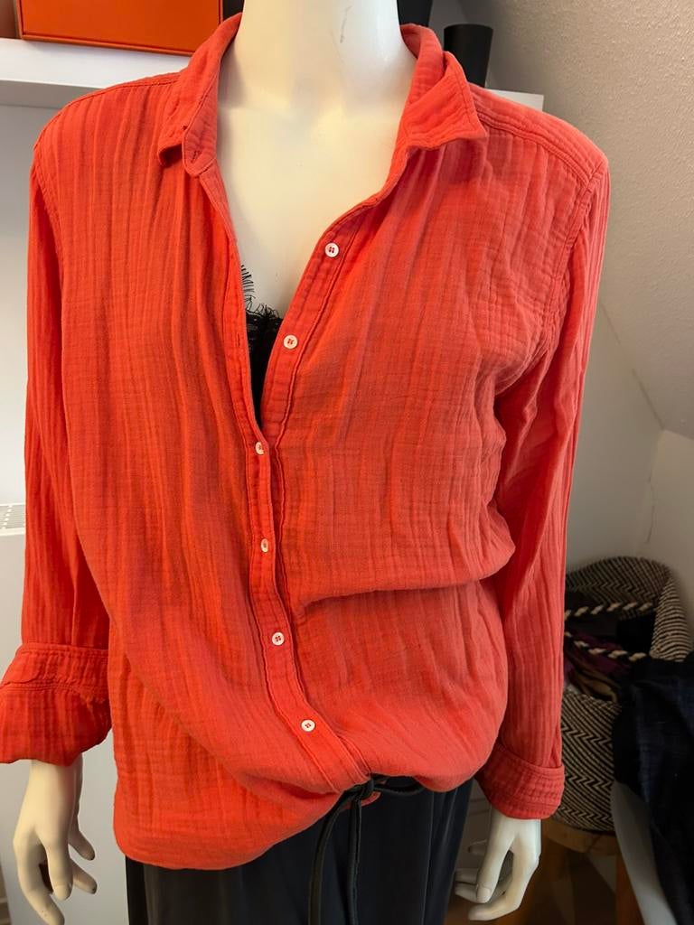 Nieuw! Xirena wafelstof blouse xl 40/42 oranje leuk voor WK, Verzenden, Nieuw, Maat 42/44 (L), Oranje