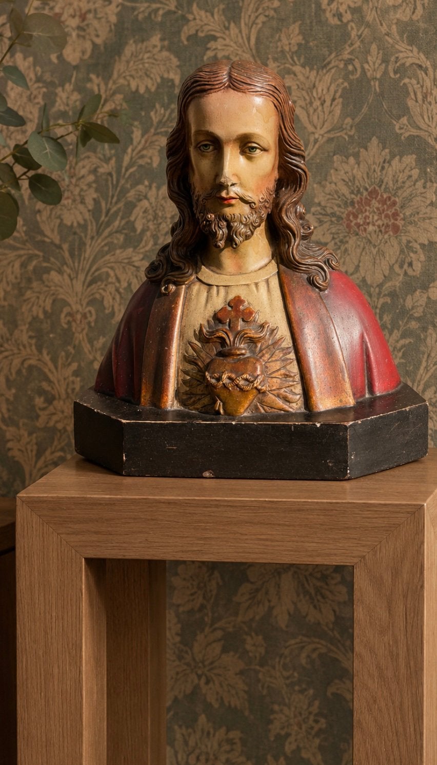 Heilig Hart beeld van Jezus Christus OPRUIMING !! zsm weg !!, Antiek en Kunst, Ophalen of Verzenden