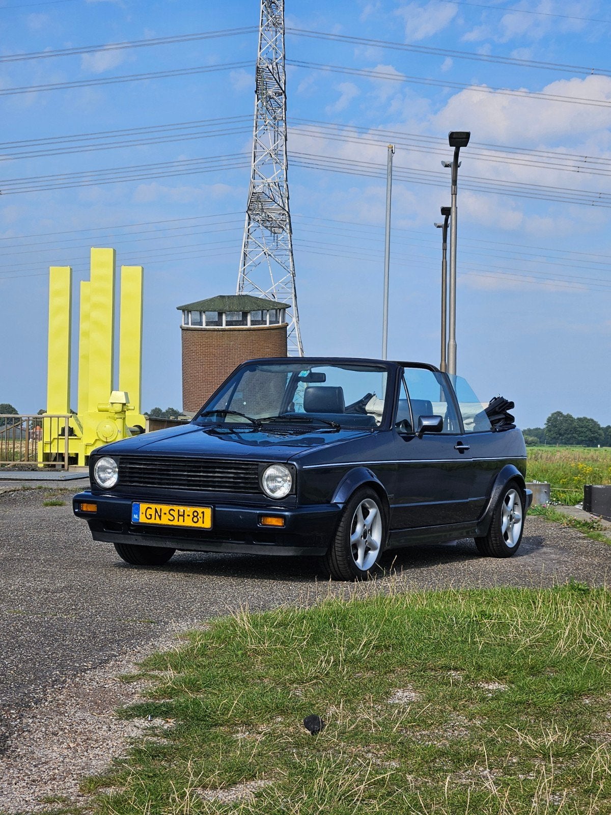 Volkswagen Golf 1.8 GLI Cabriolet 1983 Blauw, Voorwielaandrijving, 4 cilinders, Cabriolet, Blauw