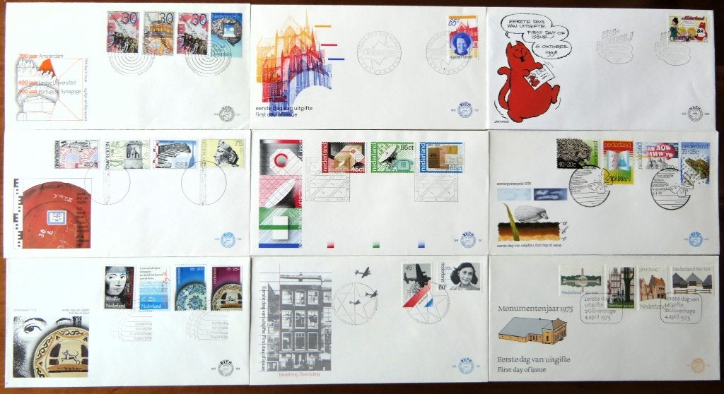 Eerste-dag-enveloppen en Telebrieven (1975-1998), Ophalen of Verzenden, Na 1940, Postfris