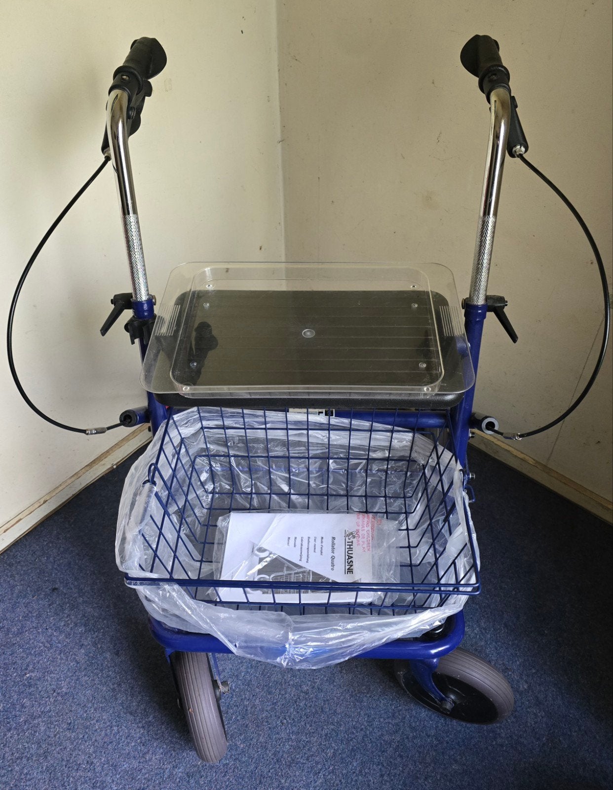 Thuasne Quatro rollator – bijna niet gebruikt, compleet, Ophalen, Zo goed als nieuw