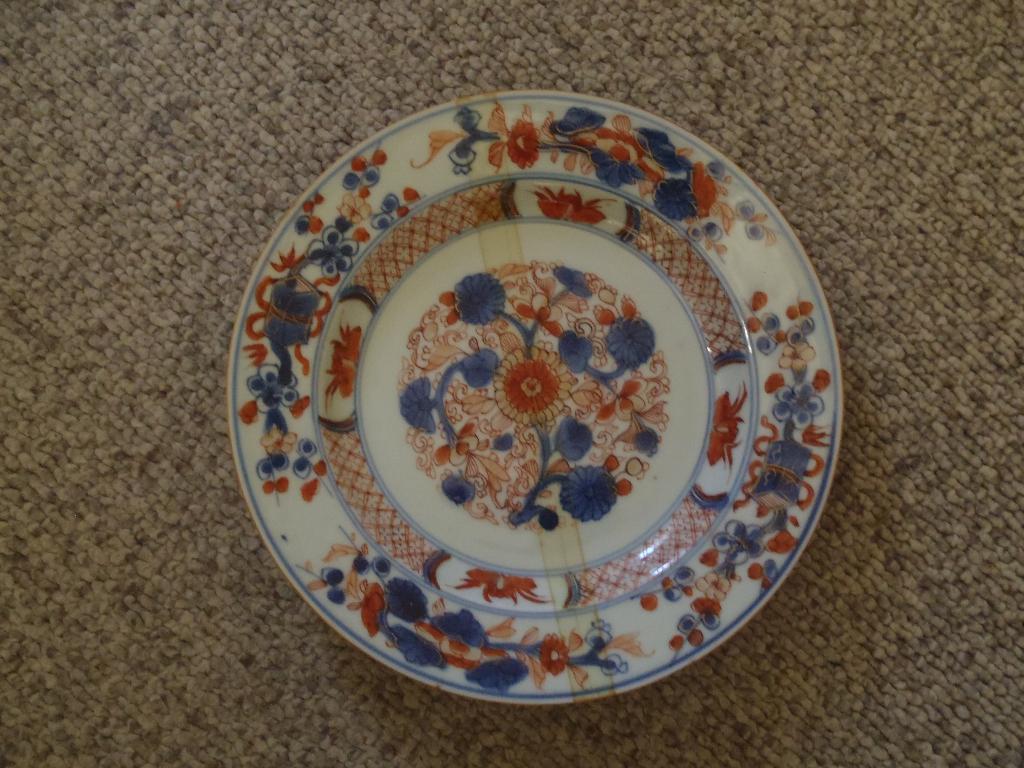 Imari bord, porselein, waarschijnlijk 18e eeuw, Antiek en Kunst, Ophalen of Verzenden