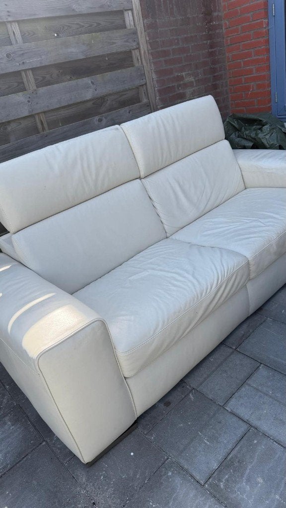 Sofa, Ophalen, Gebruikt, Driepersoons, Leer