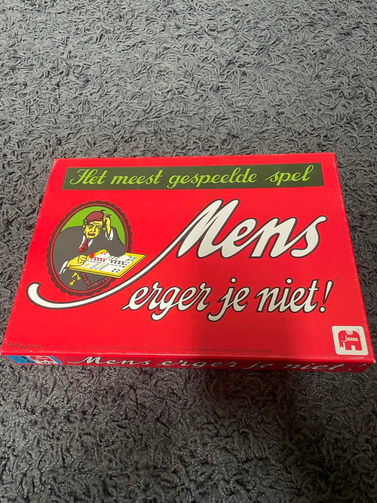 Mens erger je niet!  Vintage, Drie of vier spelers, Ophalen of Verzenden, Gebruikt