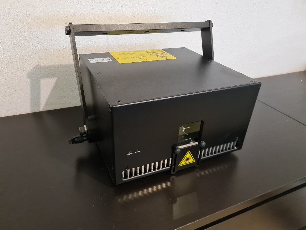 10 watt RGB Full color ILDA laser projector met flightcase, Muziek en Instrumenten, RGB-Lasers, Nieuw, Ophalen of Verzenden, Laser