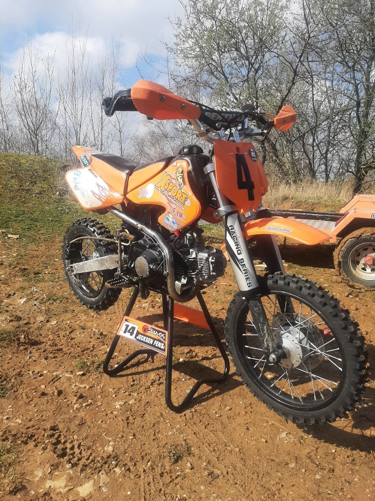 X Moto Pitbike 110cc USA uitvoering - Zeer Goede Staat, Ophalen, Zo goed als nieuw, Pitbike