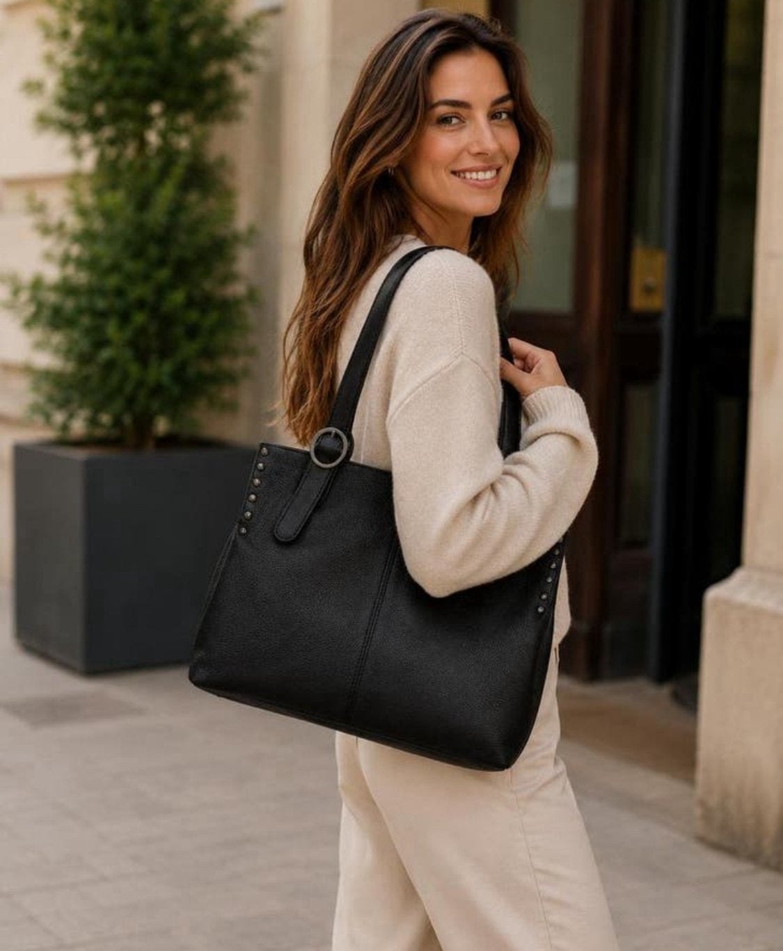 Bag2bag Alta leren tas nieuw, Ophalen of Verzenden, Zo goed als nieuw, Zwart, Leer
