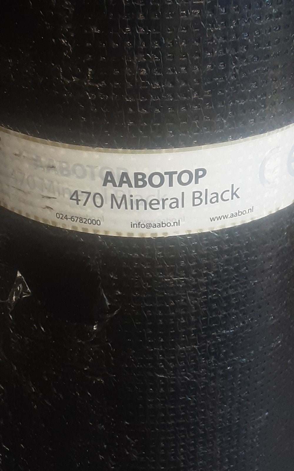 Dakleer rollen - AABOTOP 470 Mineral Black  3x 5m +2xrol 15m, Ophalen, Overige materialen, Zwart, Nieuw