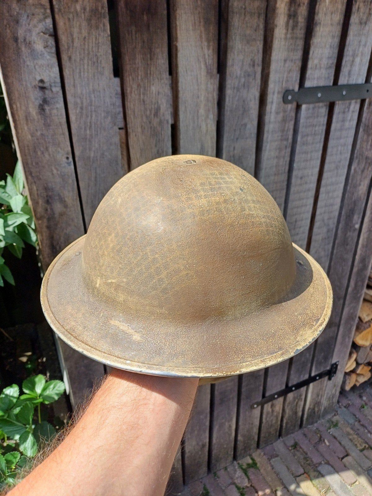 Engelse helm wo2, Verzamelen, Militaria | Tweede Wereldoorlog, Ophalen of Verzenden, Engeland, Helm of Baret