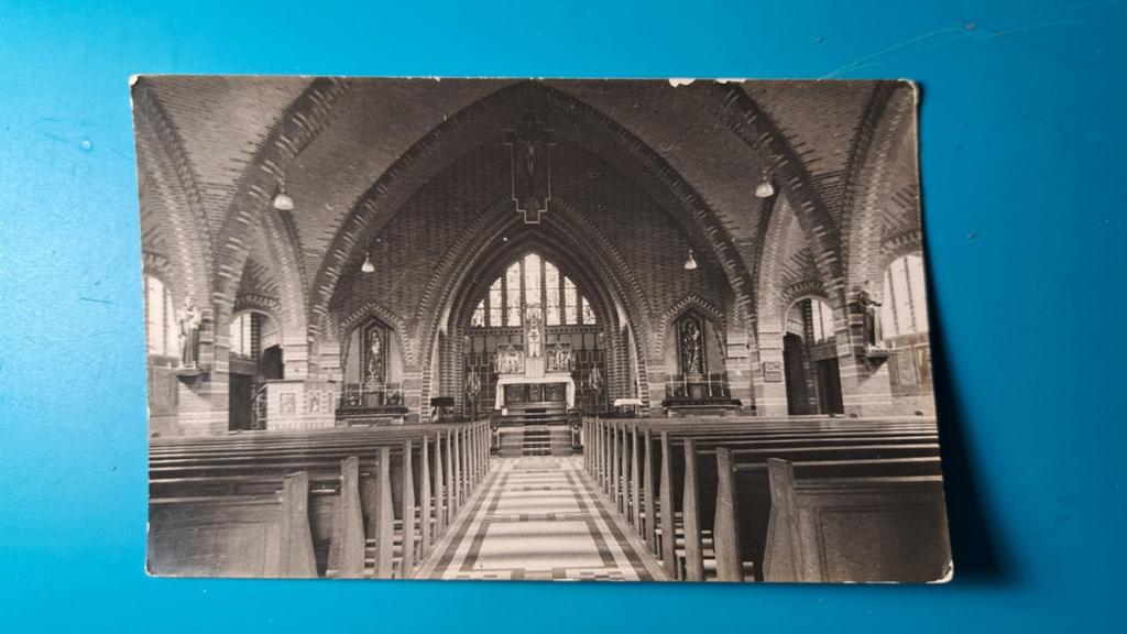 WEHE Den Hoorn - Sint Bonifatiuskerk - interieur, Ophalen of Verzenden, Ongelopen, Noord-Holland