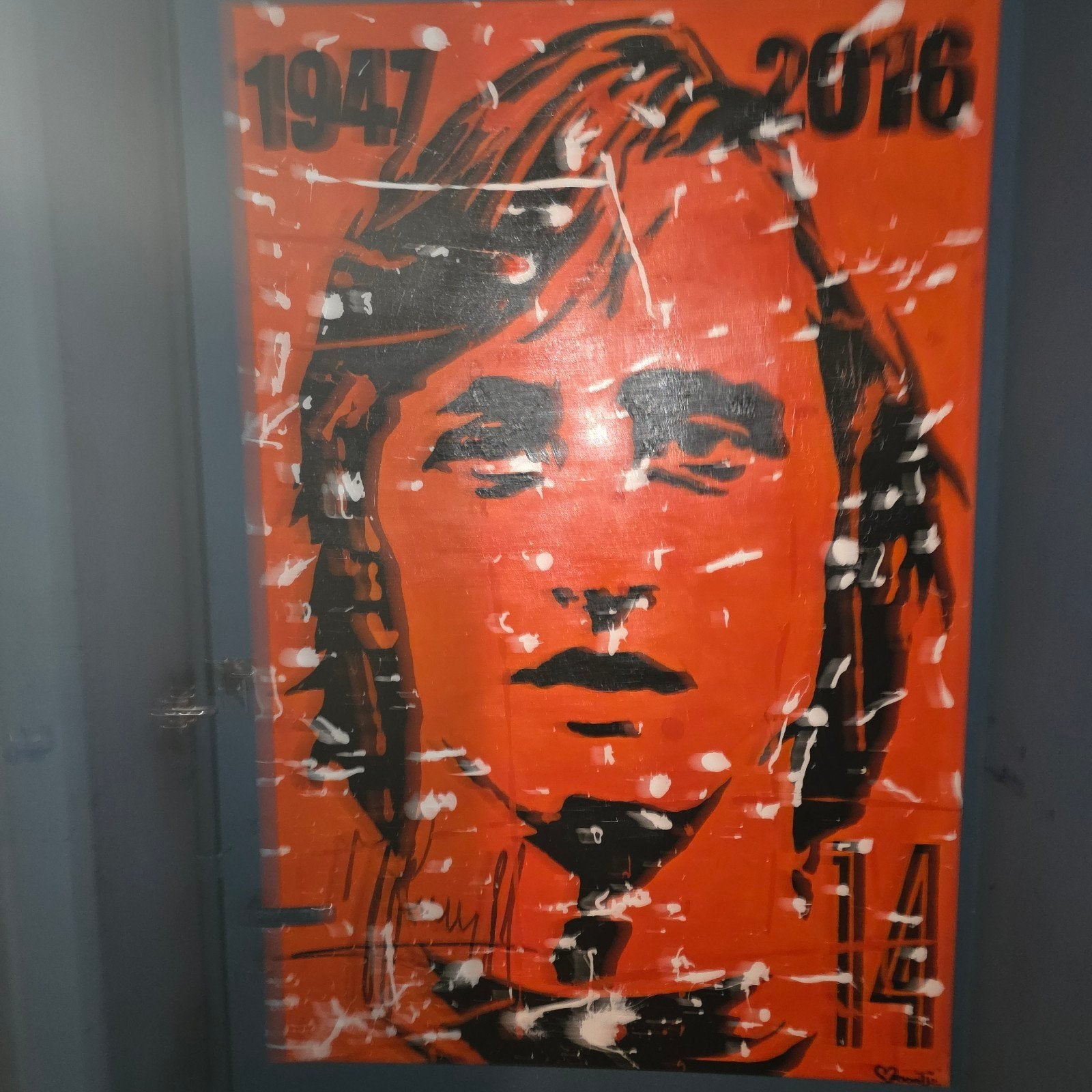 schilderij Johan Cruyff, Ophalen of Verzenden