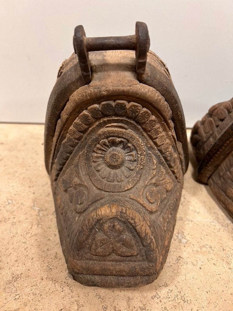 2 antiek houten stijgbeugels, Antiek en Kunst, Ophalen of Verzenden