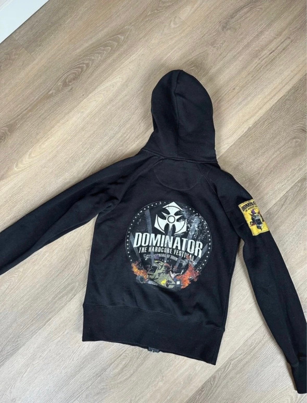Dominator the hardcore festival - zwart vest, Verzenden, Zo goed als nieuw, Overige maten, Zwart