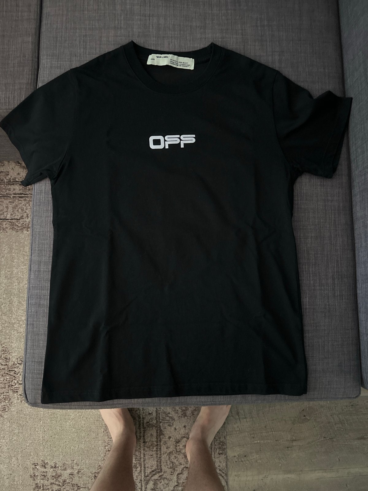 Off-White Caravaggio T-shirt Zwart, Ophalen of Verzenden, Nieuw, Maat 48/50 (M), Zwart