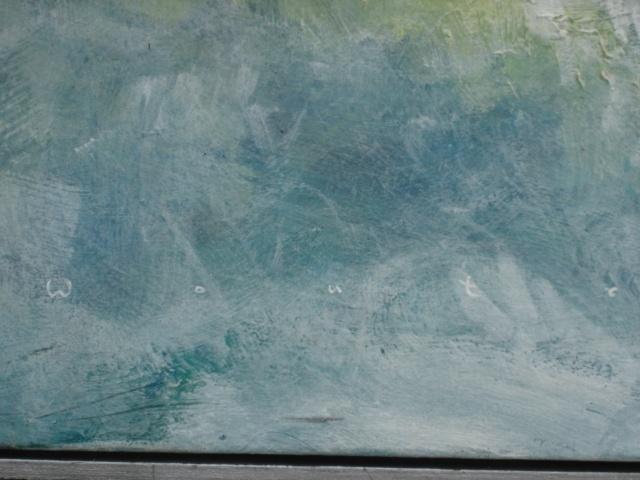 Landschap schilderij TEXEL Wouter Weerman, Ophalen