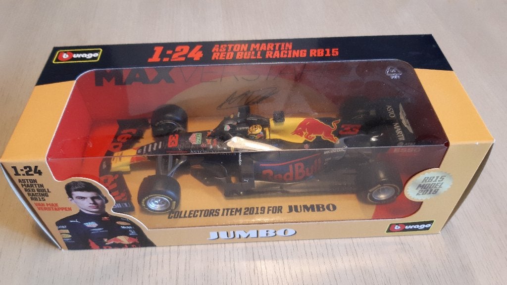 Max Verstappen RB15 2019 Red Bull Racing Jumbo, Ophalen of Verzenden, Nieuw, Auto, Bburago