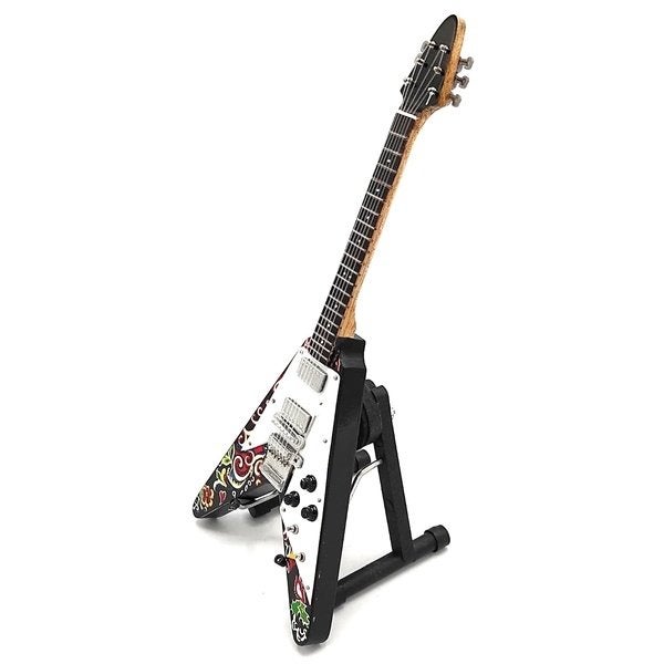 Jimi Hendrix Shaped miniatuur gitaar 25cm mini guitar deco