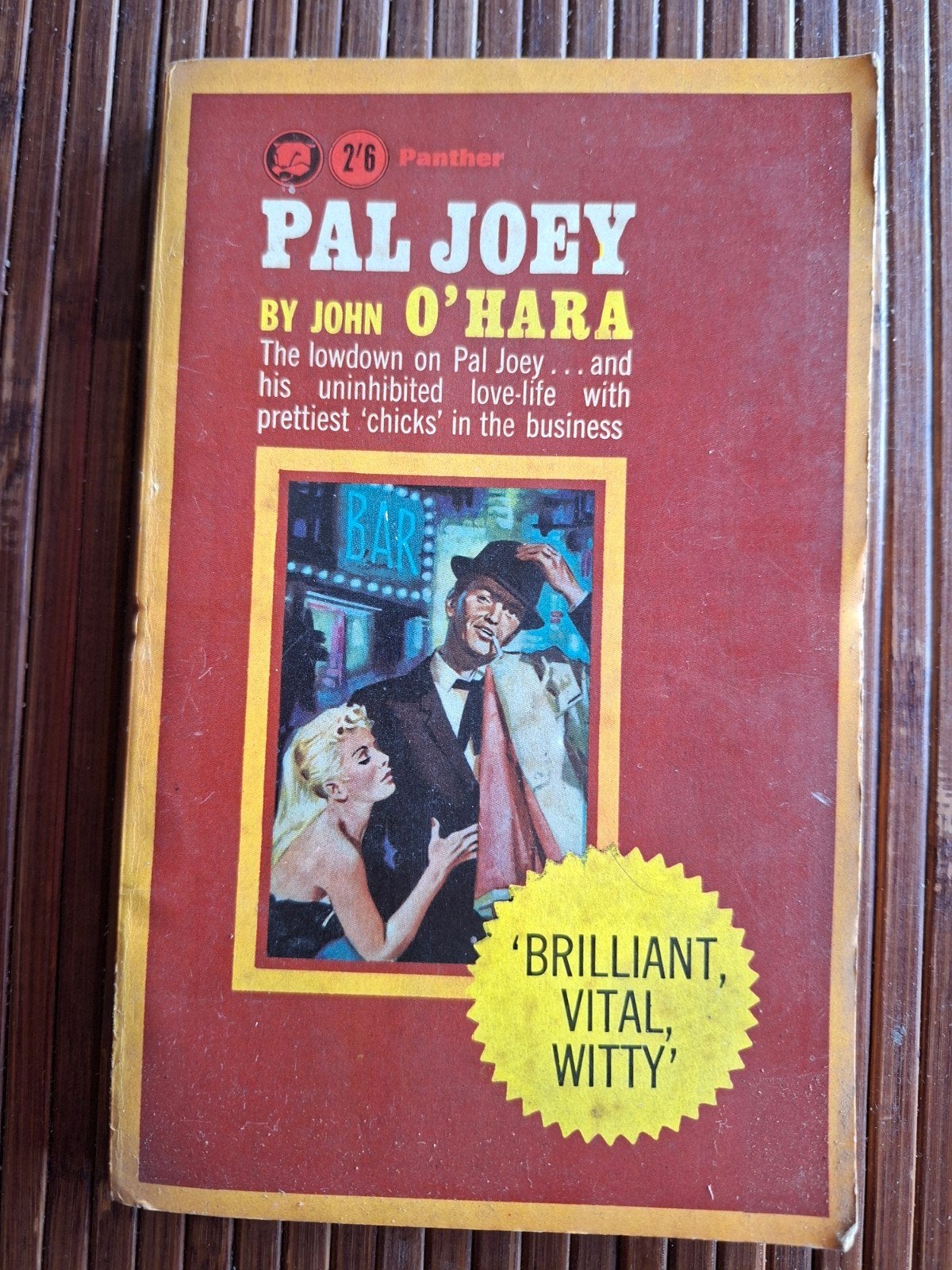 Pal Joey - John O'Hara (Panther), Boeken, Ophalen of Verzenden, Gelezen, John O'Hara, Wereld overig