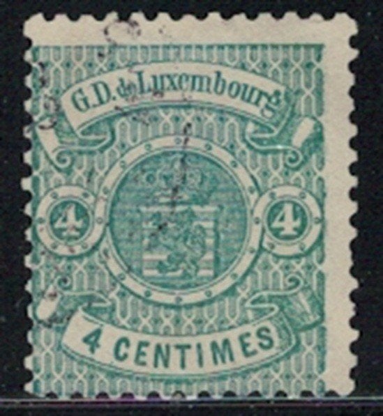 D111 Luxemburg 29 gestempeld, Postzegels en Munten, Verzenden, Luxemburg, Gestempeld