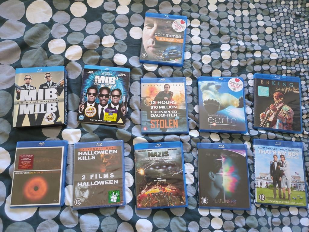 Partij van 12 Blu-Rays, Ophalen of Verzenden, Gebruikt, Actie, Boxset