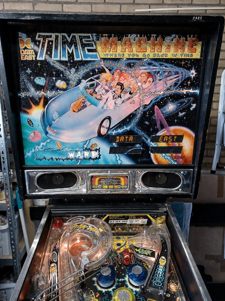 Time Machine flipperkast (Data East, 1988), Verzamelen, Automaten | Flipperkasten, Ophalen, Gebruikt, Elektronisch, Data East
