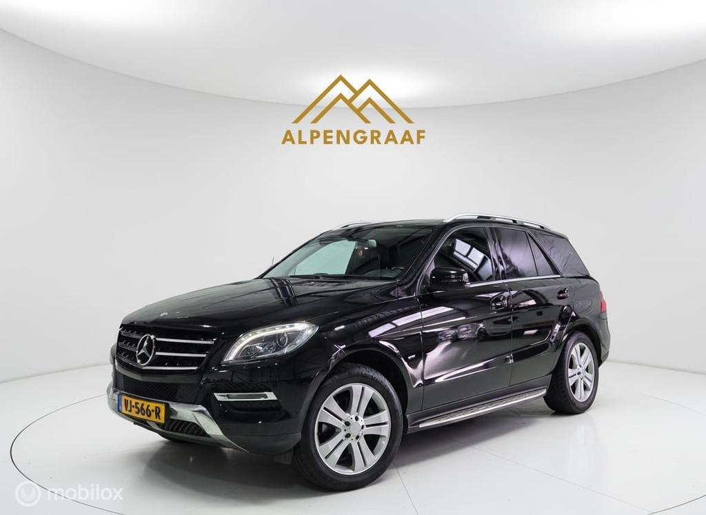 Mercedes M-klasse 250 BlueTEC Luchtvering Xenon Led Leder in, Auto's, Bestelauto's, Automaat, Gebruikt, Zwart, 4 cilinders
