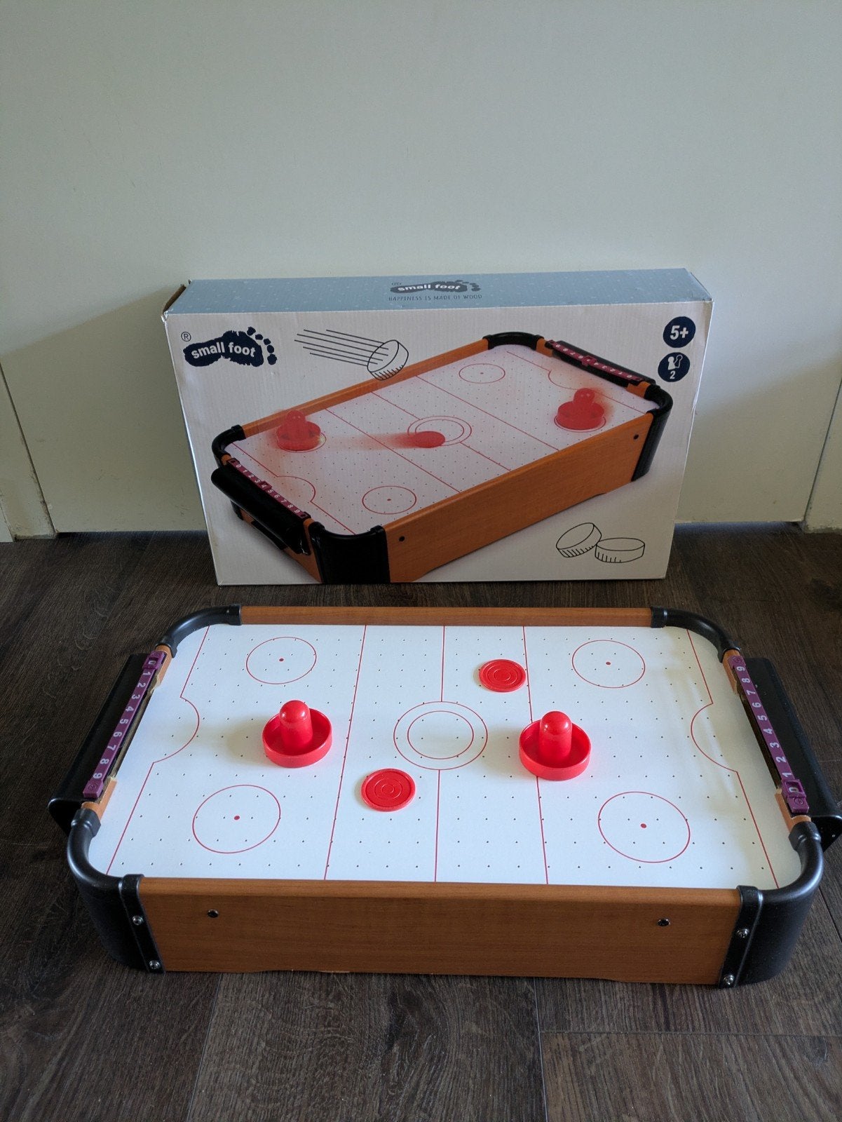 mini Airhockey Tafel - 57 x 31 x 10 cm, Ophalen, Gebruikt
