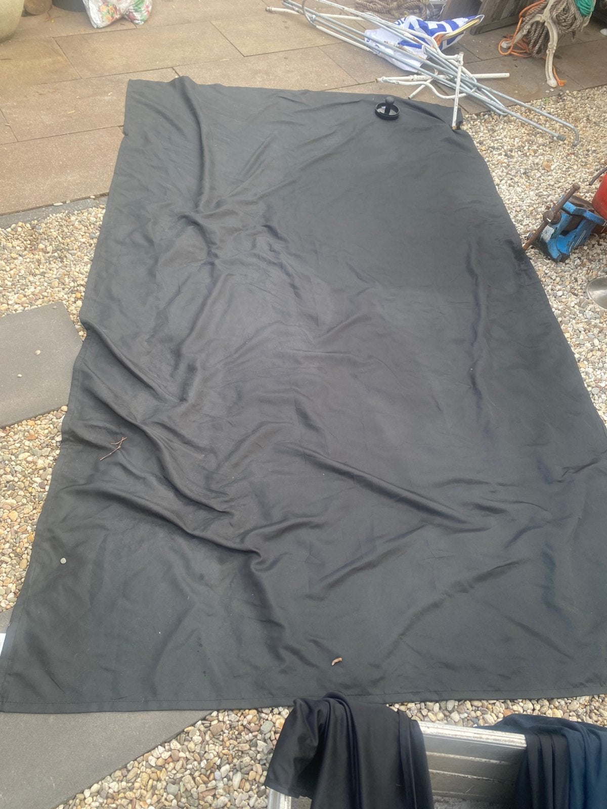 Tafelkleed, Ophalen of Verzenden, Gebruikt, Rechthoek, Beige