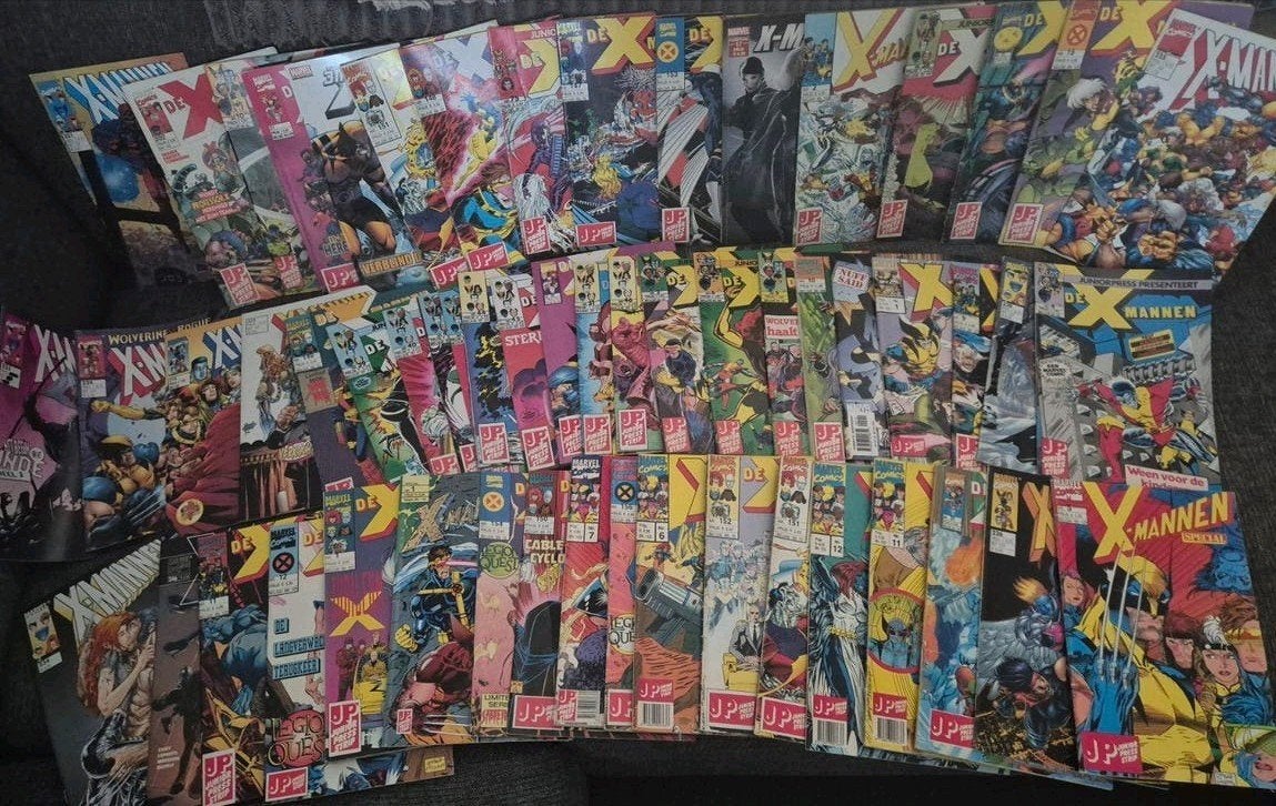 56stuks  X-Men strips (Junior Press) - jaren '80 en '90, Meerdere comics, Ophalen of Verzenden, Gelezen, Amerika