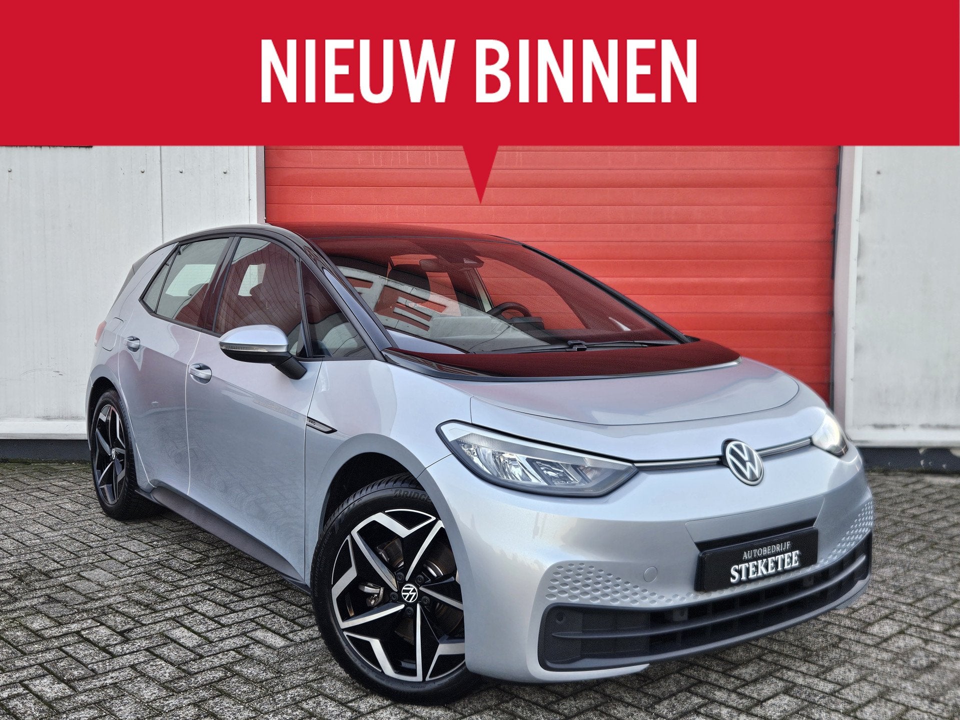 Volkswagen ID.3 Pro 58 kWh | Carplay | Stoel/stuur verw. Rij, Auto's, 12 maanden, Gebruikt, ID.3, Grijs