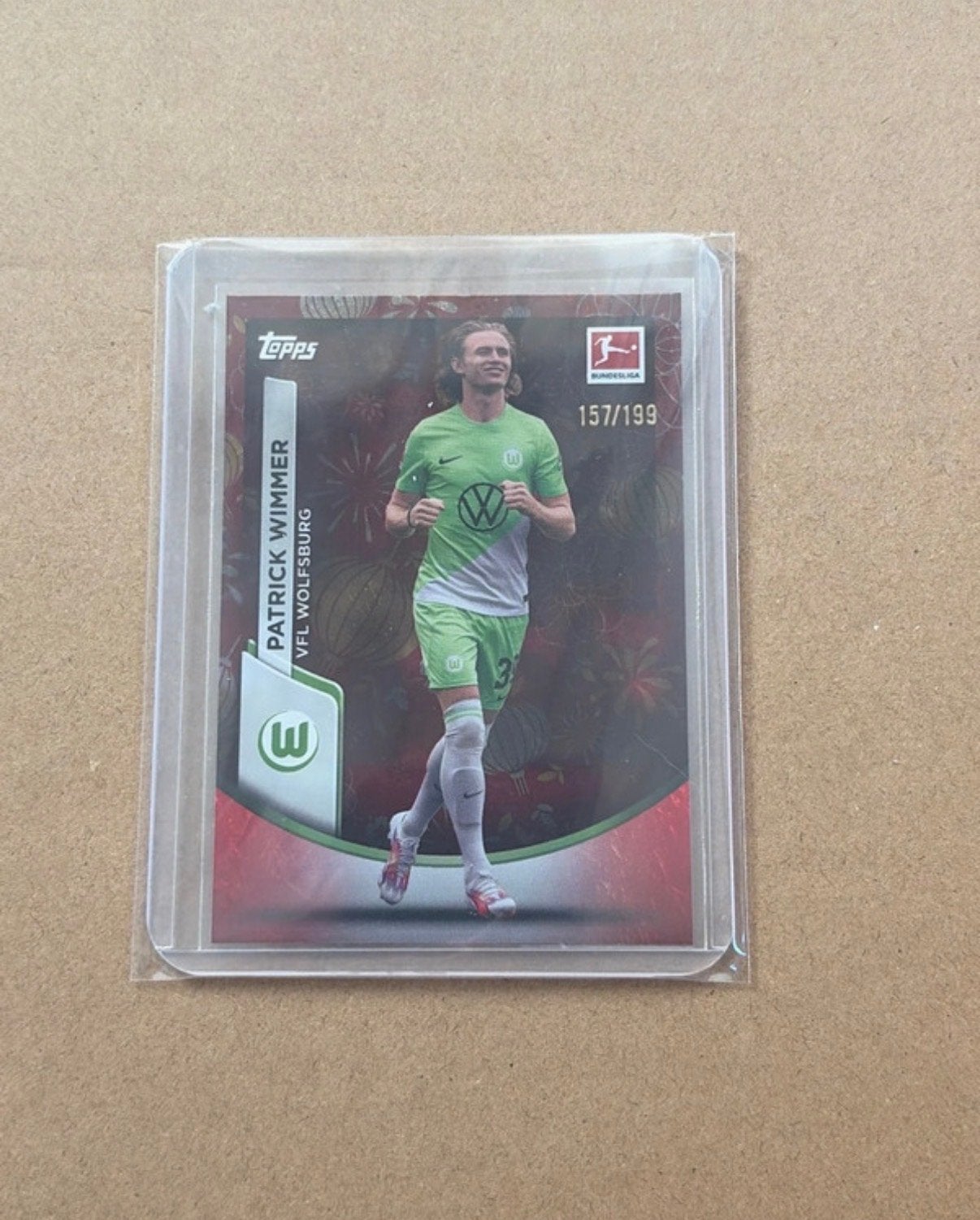 Patrick Wimmer /199, Verzamelen, Ophalen of Verzenden, Zo goed als nieuw, Buitenlandse clubs, Spelerskaart
